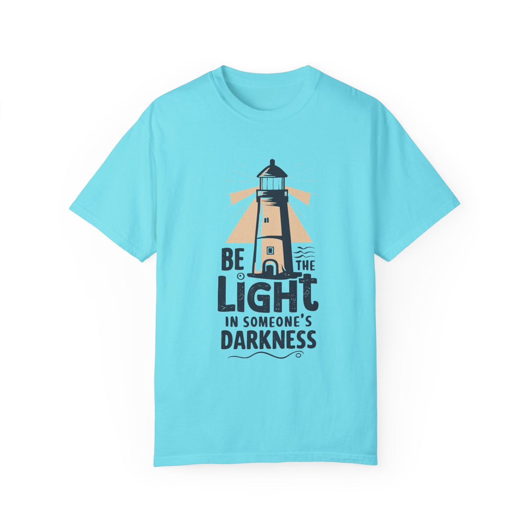 Lighthouse Inspirational Tee T-Shirt Printify Lagoon Blue S