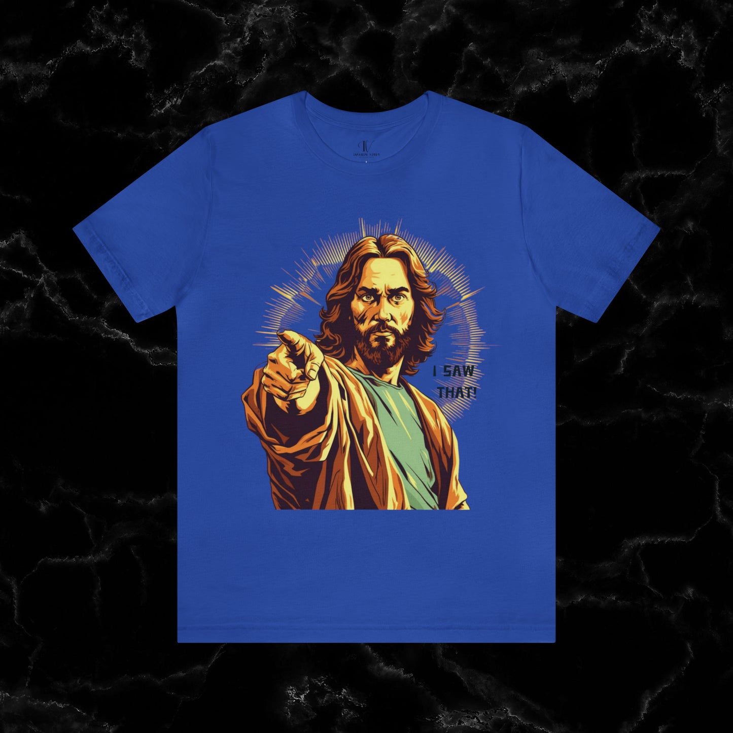 I Saw That Shirt | Funny Jesus Meme Tee | Religious I Saw That Shirt | Funny Jesus Meme Tee | Religious Christian Shirt | Front and Back PrintShirt T-Shirt   