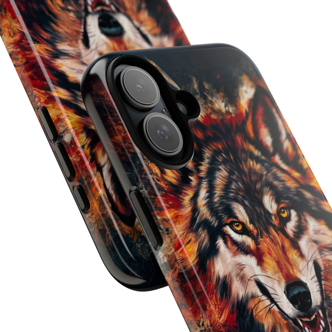 Wolf Tough Cases - Powerful and Vibrant Wolf Phone Case Printify