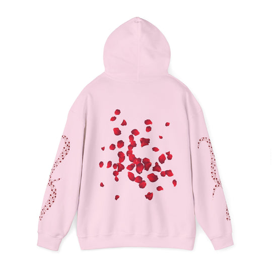 Romantic Rose Hoodie Hoodie Printify