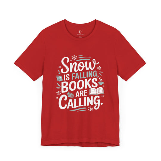 Winter Cozy Bookworm Tee