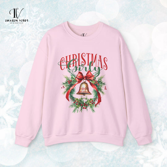 Christmas Girly Coquette Bow Sweatshirt