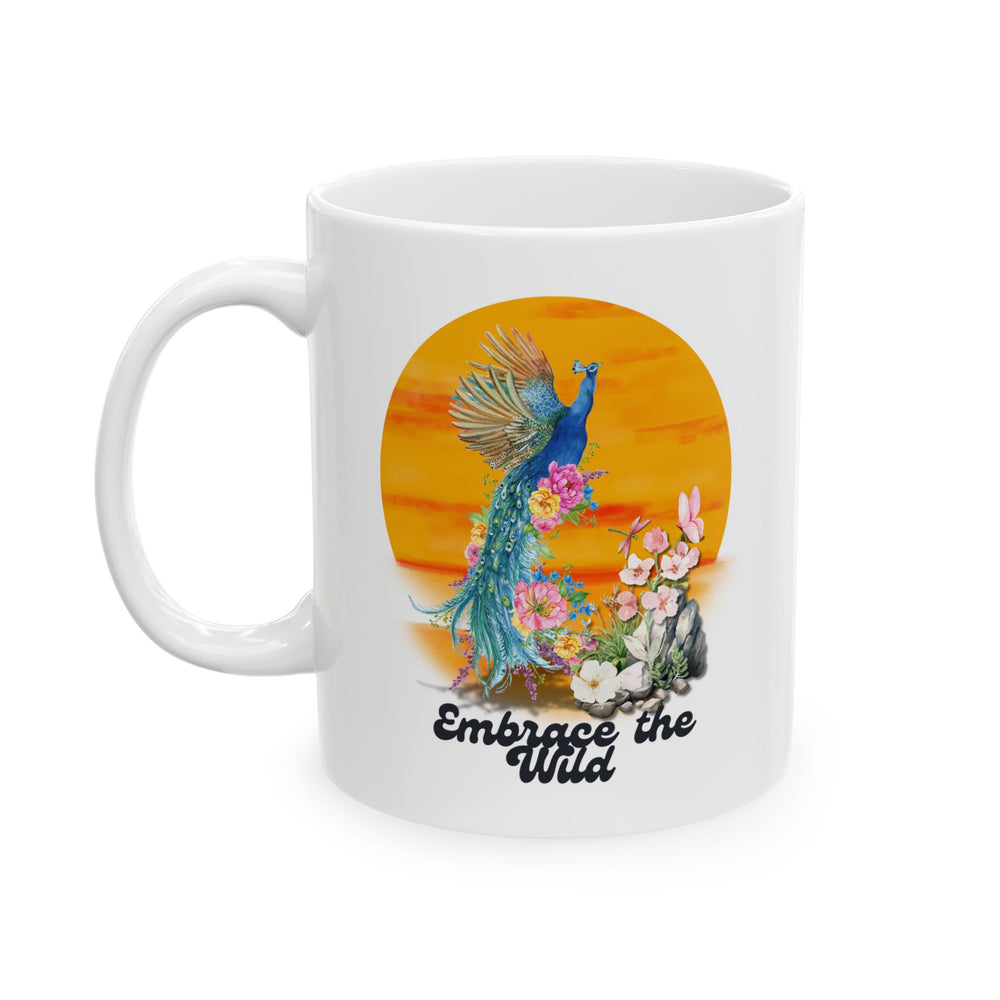 Boho-Chic Ceramic Mug Mug Printify