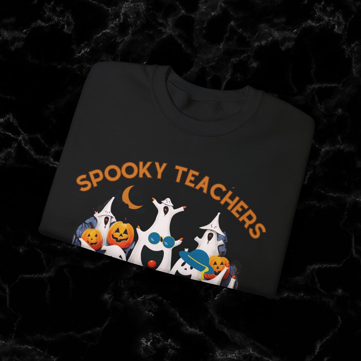 Spooky Teachers Sweatshirt | Feral Halloween | Halloween Fun | Halloween Spooky Sweatshirt - Get into the Halloween Spirit with Fun and Feral Style in this Spooky Sweatshirt for Teachers Sweatshirt   