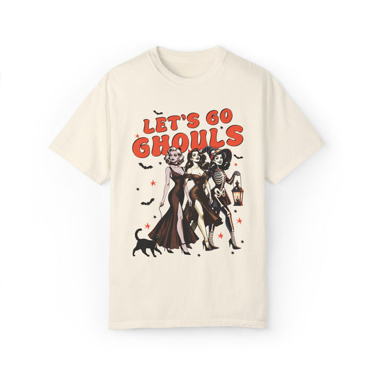 Let's Go Ghouls: Spooky Halloween T-Shirt T-Shirt Printify Ivory S