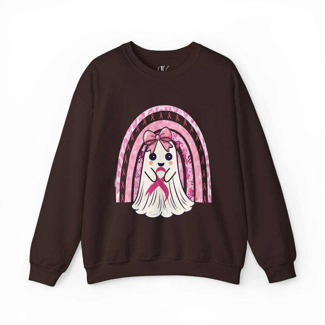 Cute Ghost Breast Cancer Support Sweatshirt