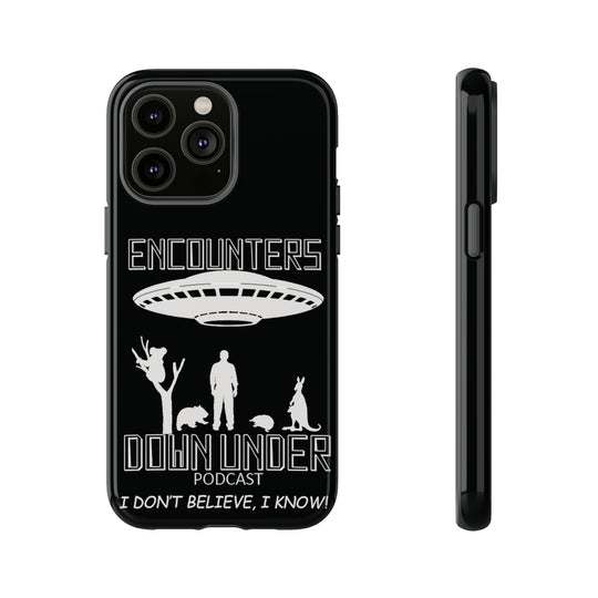 Encounters Down Under Podcast Tough Cases - Protect Your Tech Phone Case iPhone 14 Pro Max Glossy 