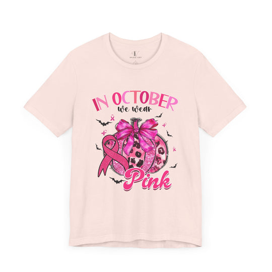 In October We Wear Pink Pumpkin T-Shirt