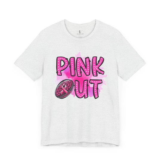 Pink Out Tackle Breast Cancer Football T-Shirt