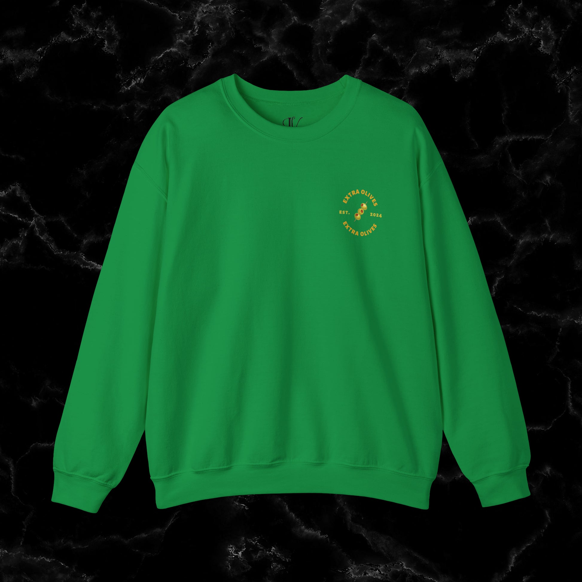 Filthy Martini Sweatshirt - Sip in Style with this Trendy Martini-Themed Sweatshirt Sweatshirt S Irish Green 