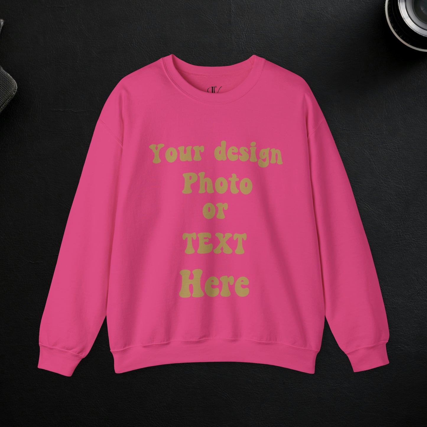Imagin Vibes™ Crewneck Sweatshirt Personalized With Your Photo, Text Sweatshirt S Heliconia 