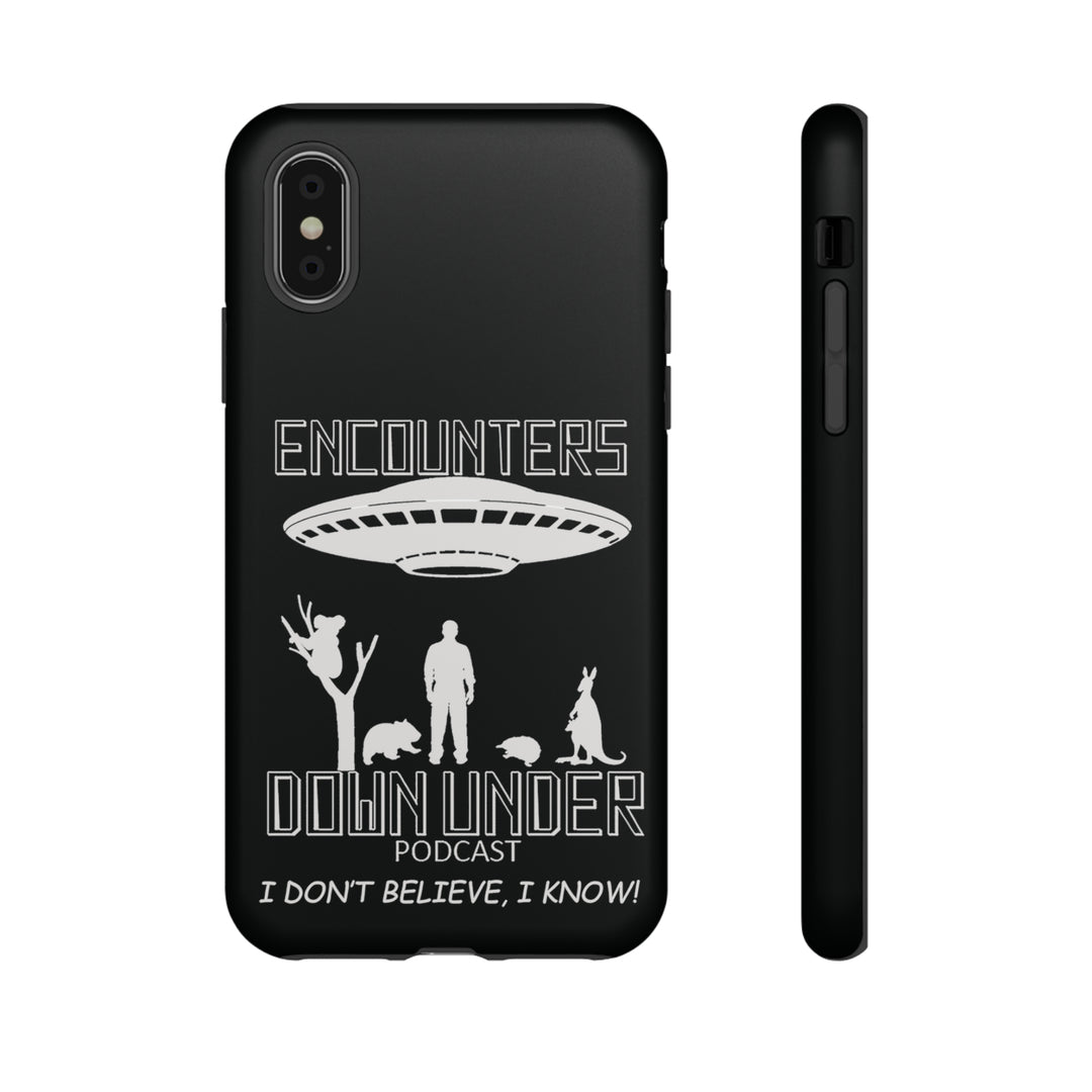 Encounters Down Under Podcast Tough Cases - Protect Your Tech Phone Case iPhone XS Matte 