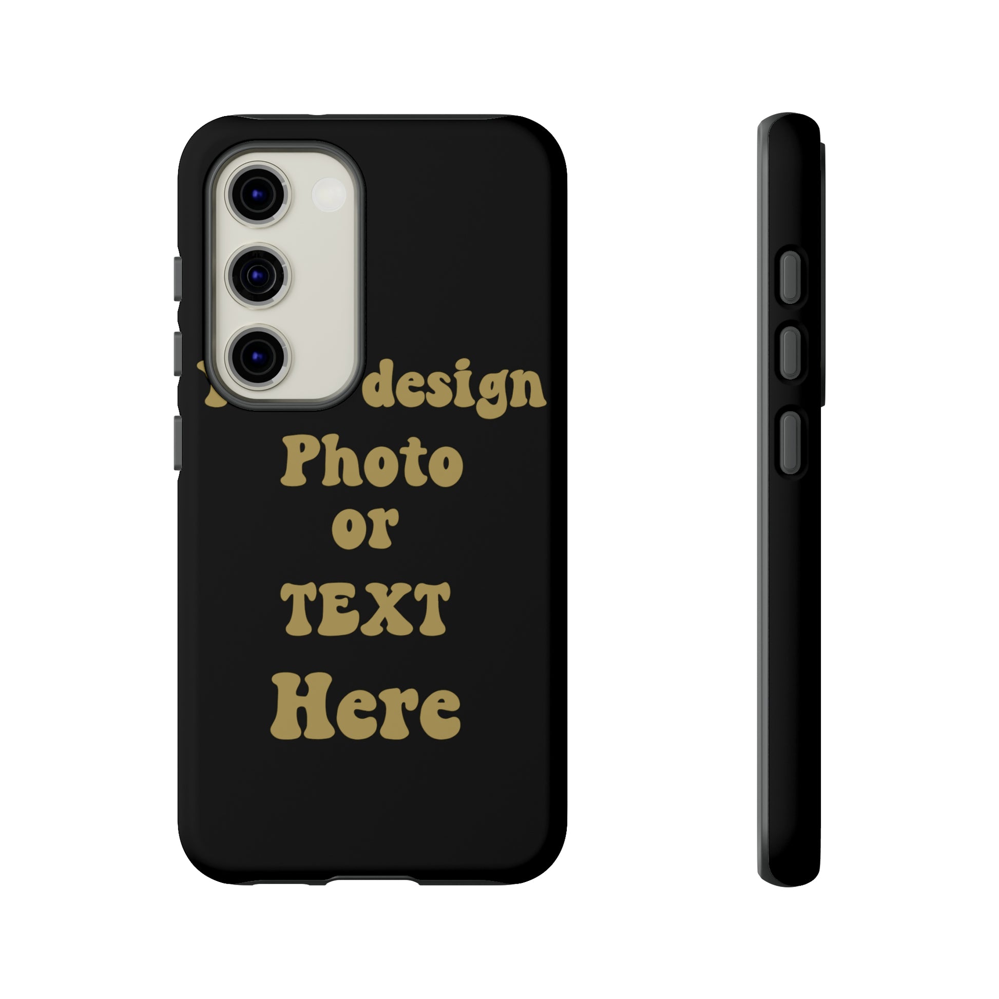 Custom Tough Cases - Personalised With Your Own Photo, Text And Imagination Phone Case Samsung Galaxy S23 Matte 