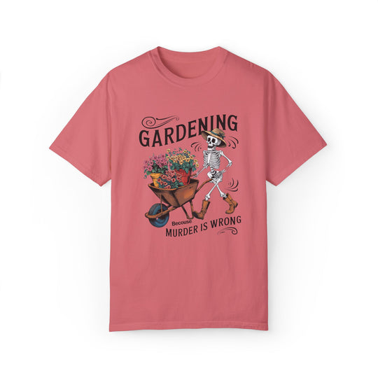 Skeleton Gardening T-shirt T-Shirt Printify Watermelon S