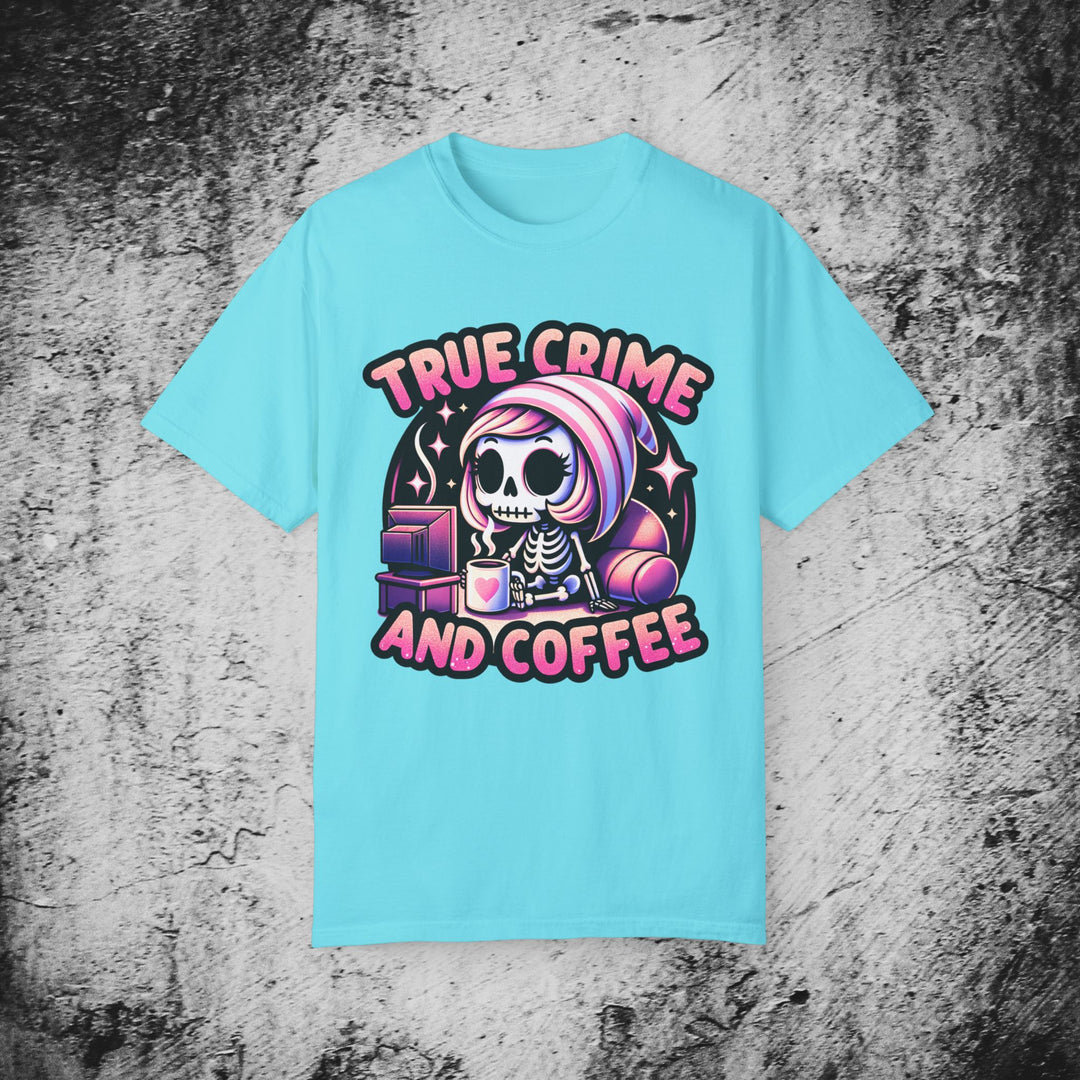 True Crime and Coffee: Skeleton T-Shirt