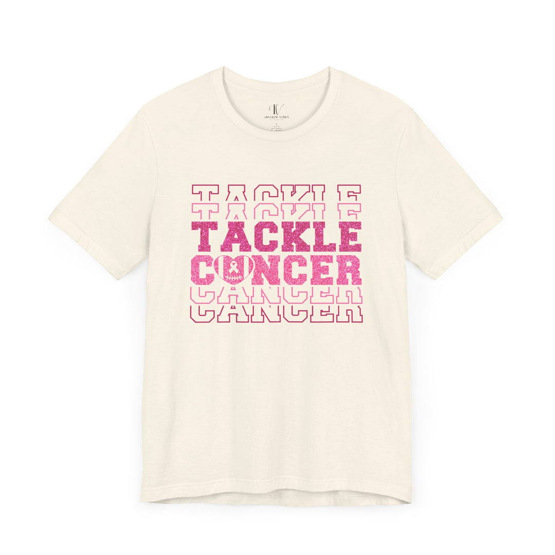 Tackle Breast Cancer Retro T-Shirt