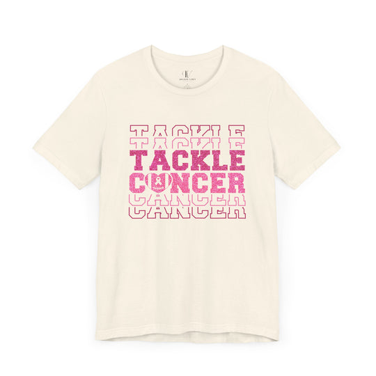 Tackle Breast Cancer Retro T-Shirt