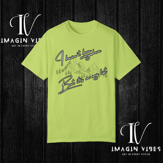 ImaginVibes: Wanderlust List: World Traveler T-Shirt T-Shirt Kiwi 4XL 