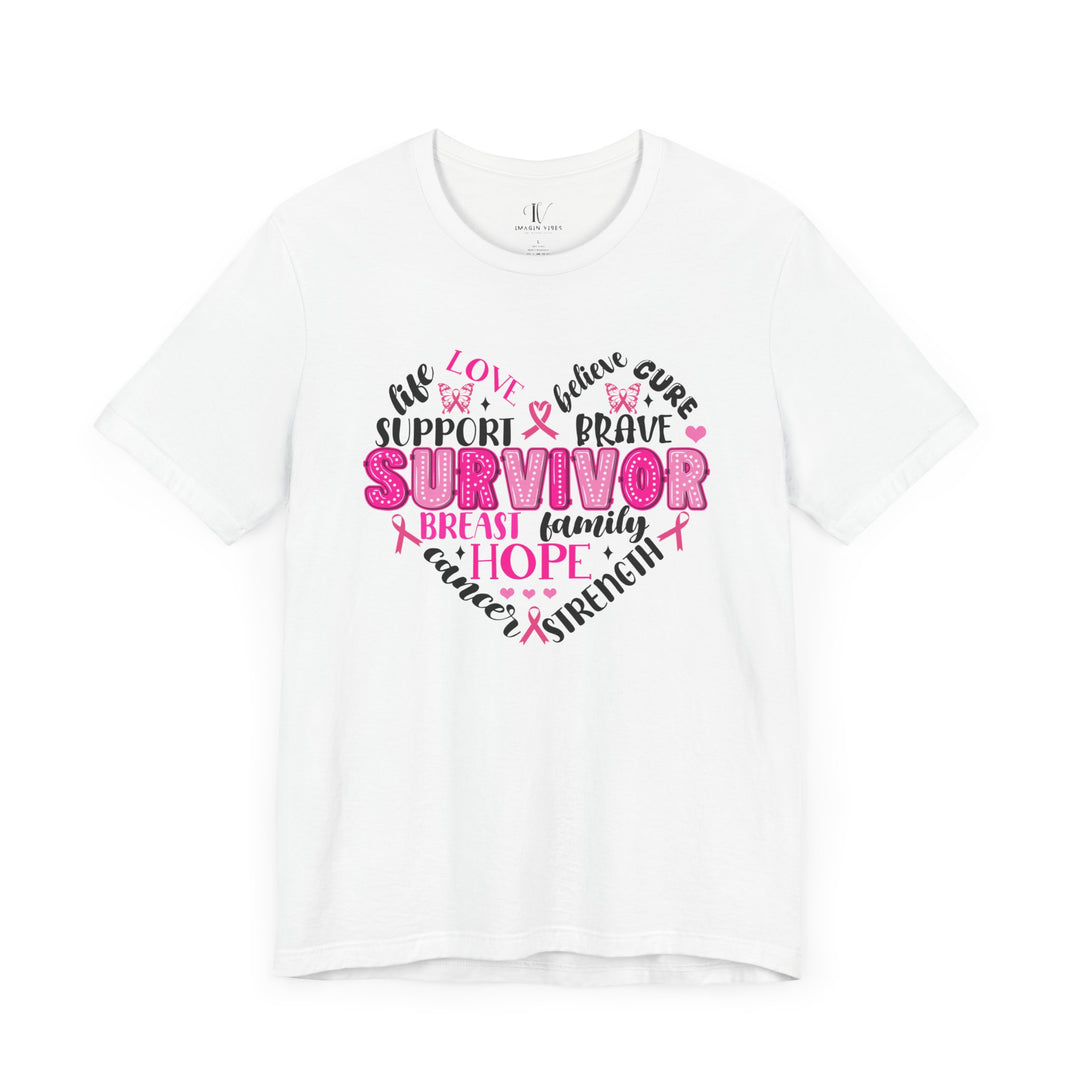 Breast Cancer Survivor Heart T-Shirt