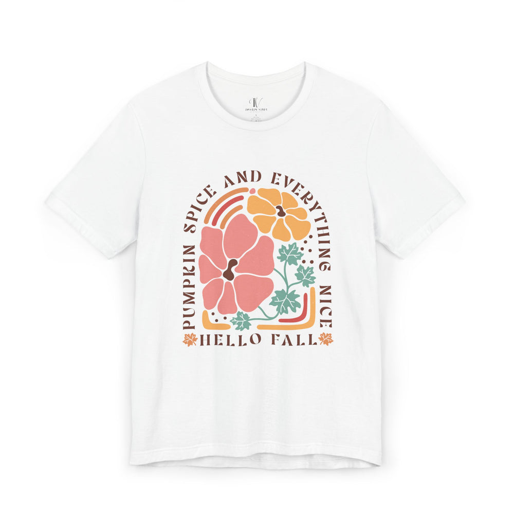 Pumpkin Spice & Everything Nice Boho T-Shirt