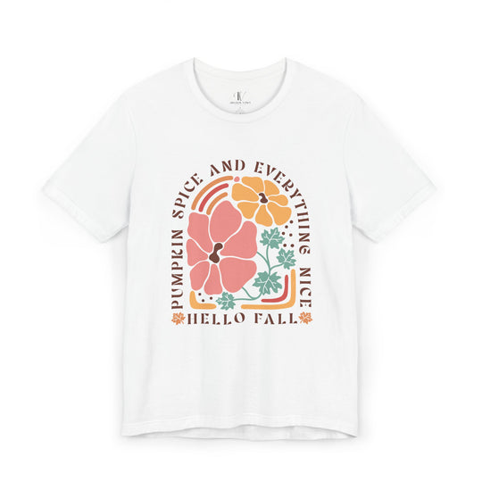 Pumpkin Spice & Everything Nice Boho T-Shirt