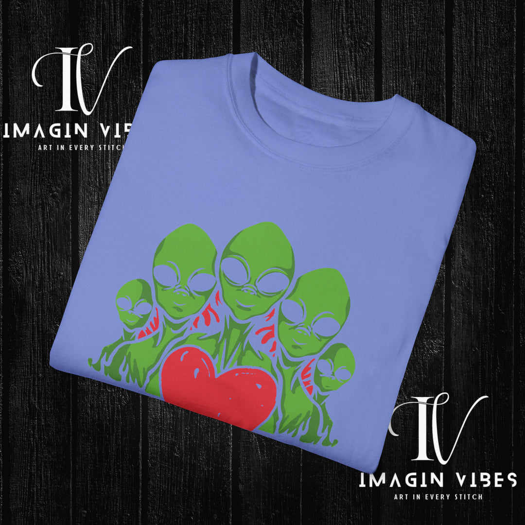 "We Are Ready To Be Your Friends" UFO Tee T-Shirt   