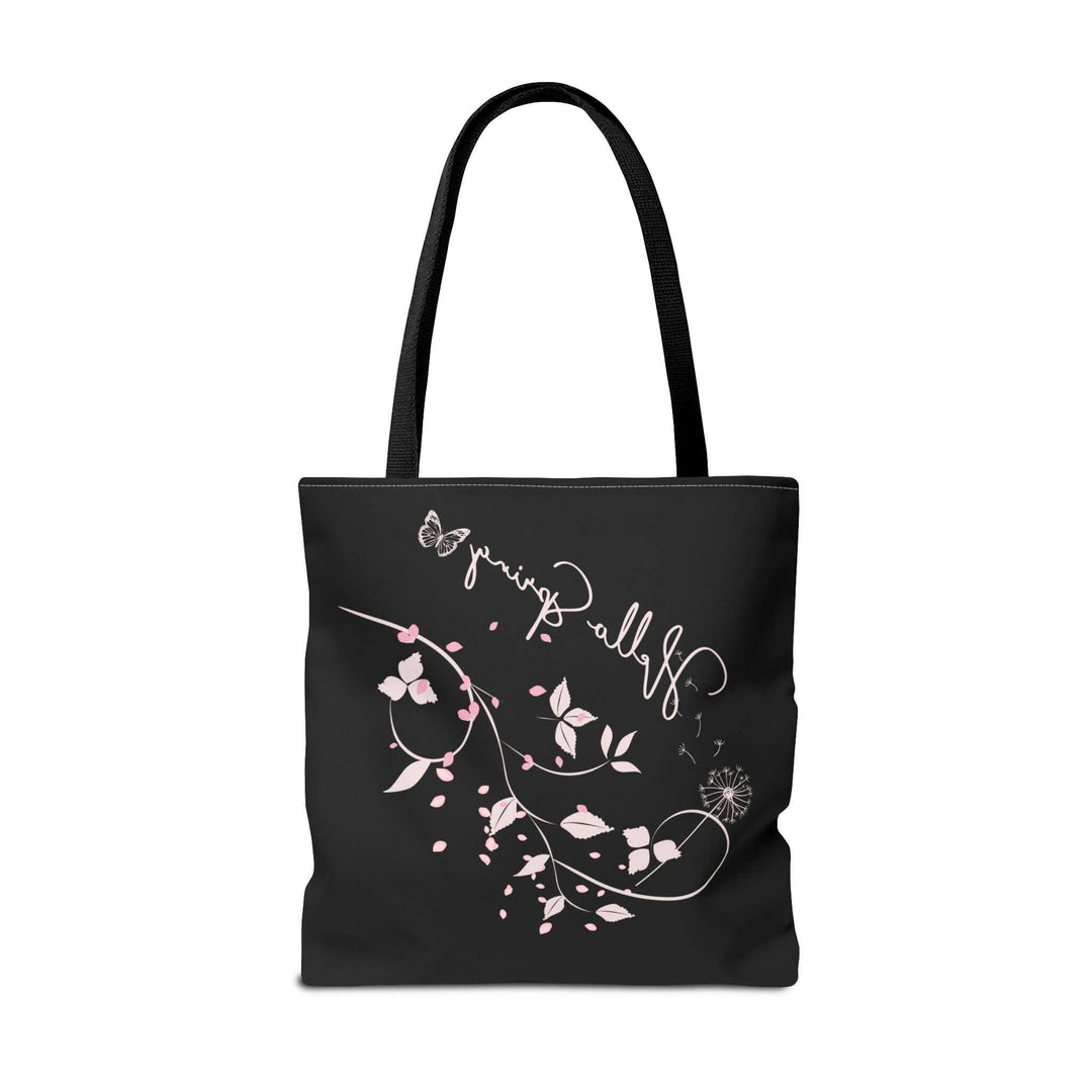 Spring Floral Tote Bag - Hello Spring Bags Printify