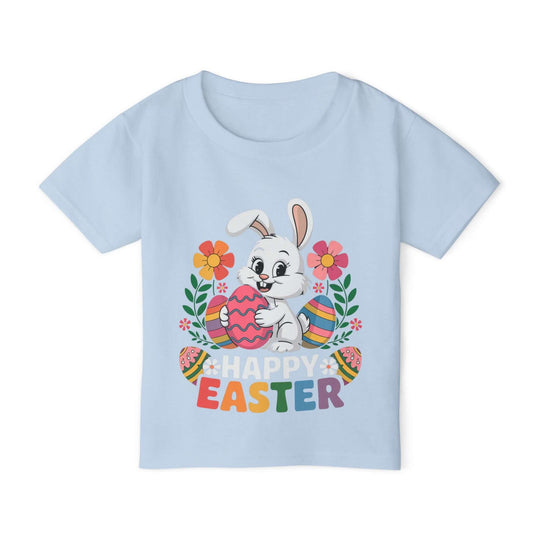 Toddler T-shirt with Cute Easter Bunny Kids clothes Printify Light Blue 2T