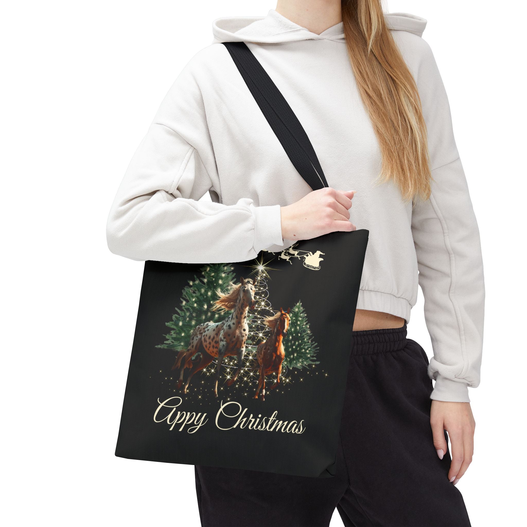 Christmas Appaloosa Tote Bag Bags Printify