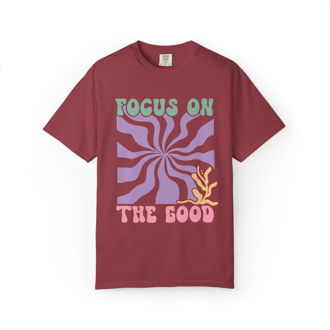 Focus on the Good: Inspirational Boho Tee T-Shirt Printify Chili S