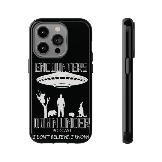 Encounters Down Under Podcast Tough Cases - Protect Your Tech Phone Case iPhone 14 Pro Glossy 