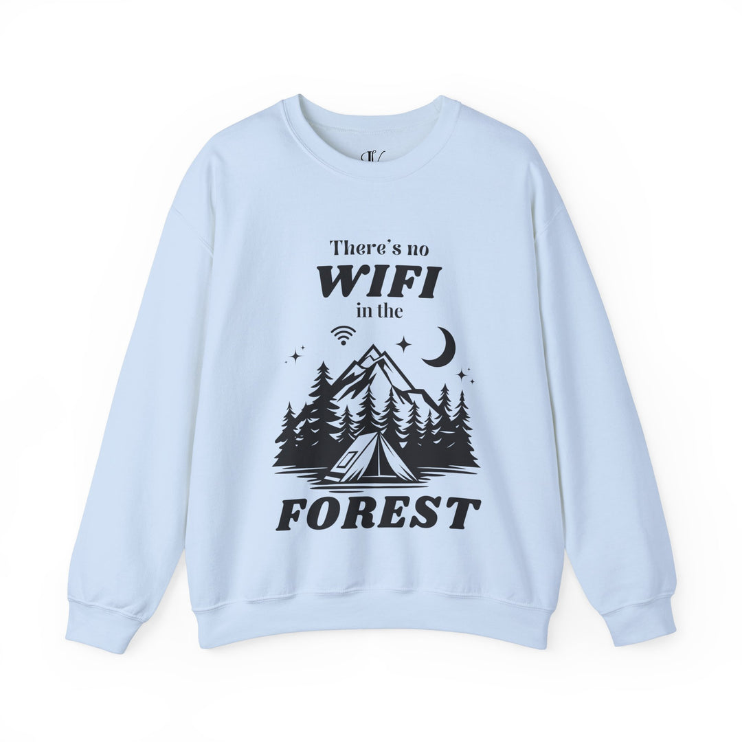 Forest Connection Sweatshirt Sweatshirt Printify S Light Blue