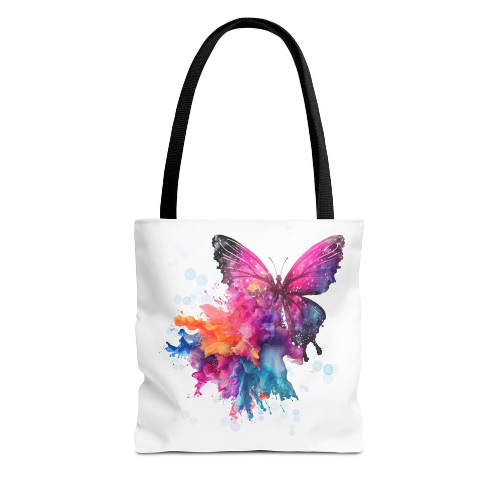 Watercolor Butterfly Tote Bag - Ethereal and Artistic Bags Printify 13" × 13'' Black