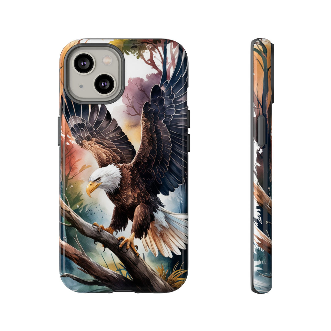 Eagle Tough Cases - Majestic Bald Eagle Patriotic Phone Case Printify iPhone 14 Glossy