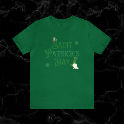 Saint Patrick's Day Shirt - St. Paddy's Day Lucky Irish Shamrock Leaf Clover Flag Beer T-Shirt T-Shirt Kelly XS 