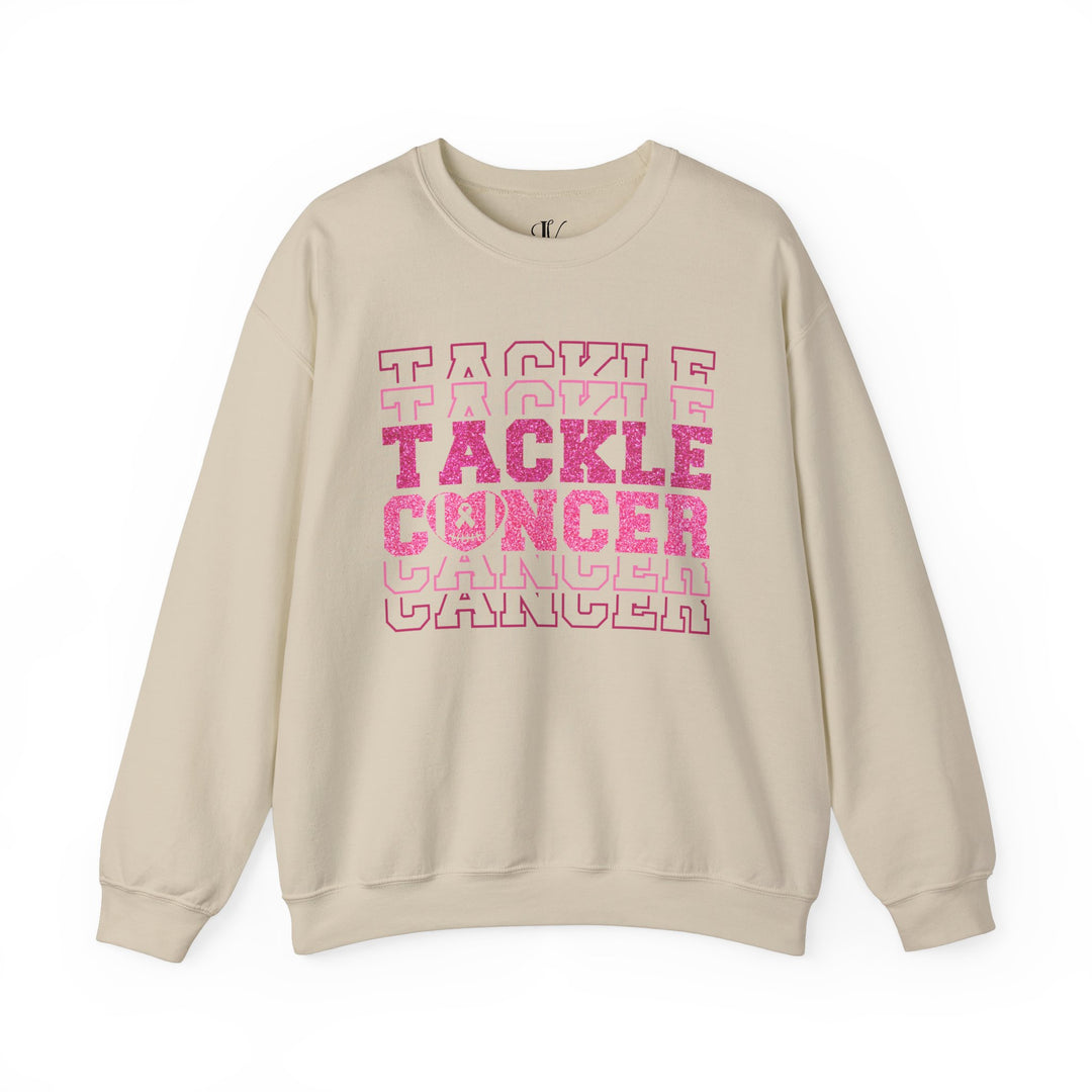 Tackle Breast Cancer Retro Sweatshirt