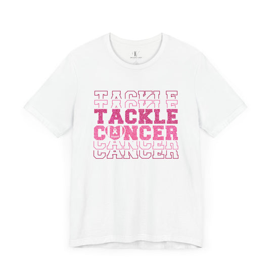 Tackle Breast Cancer Retro T-Shirt