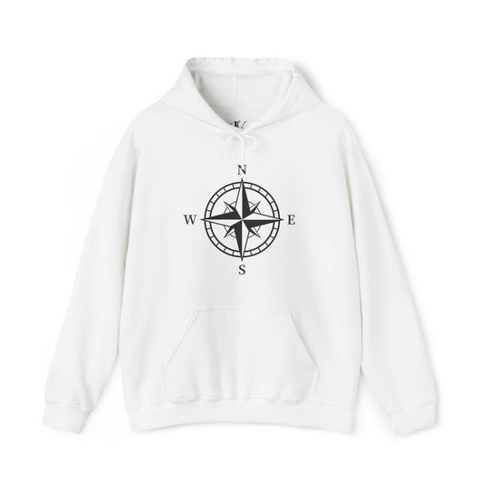 "Explore the World" Adventure Hoodie Hoodie Printify White S