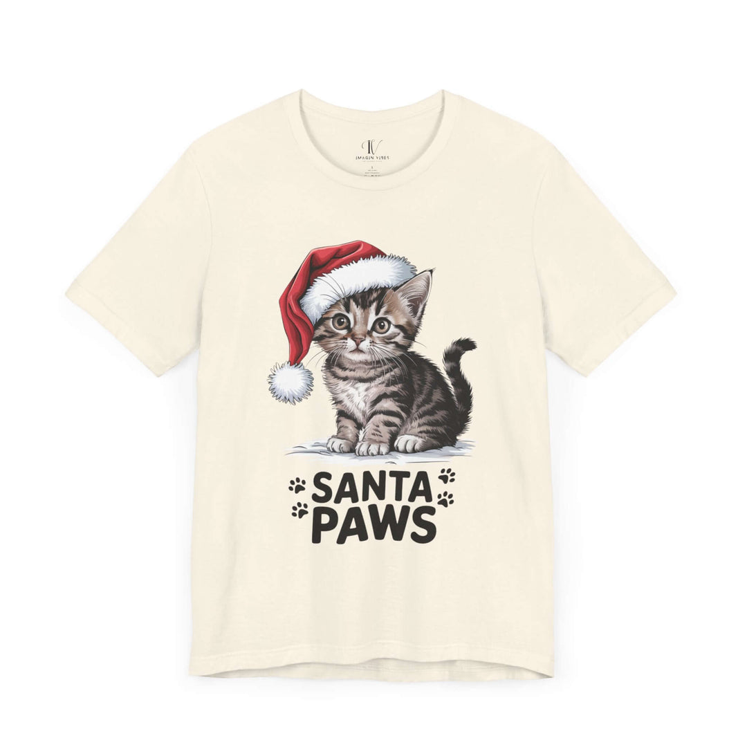 Santa Paws Tee T-Shirt Printify Natural XS