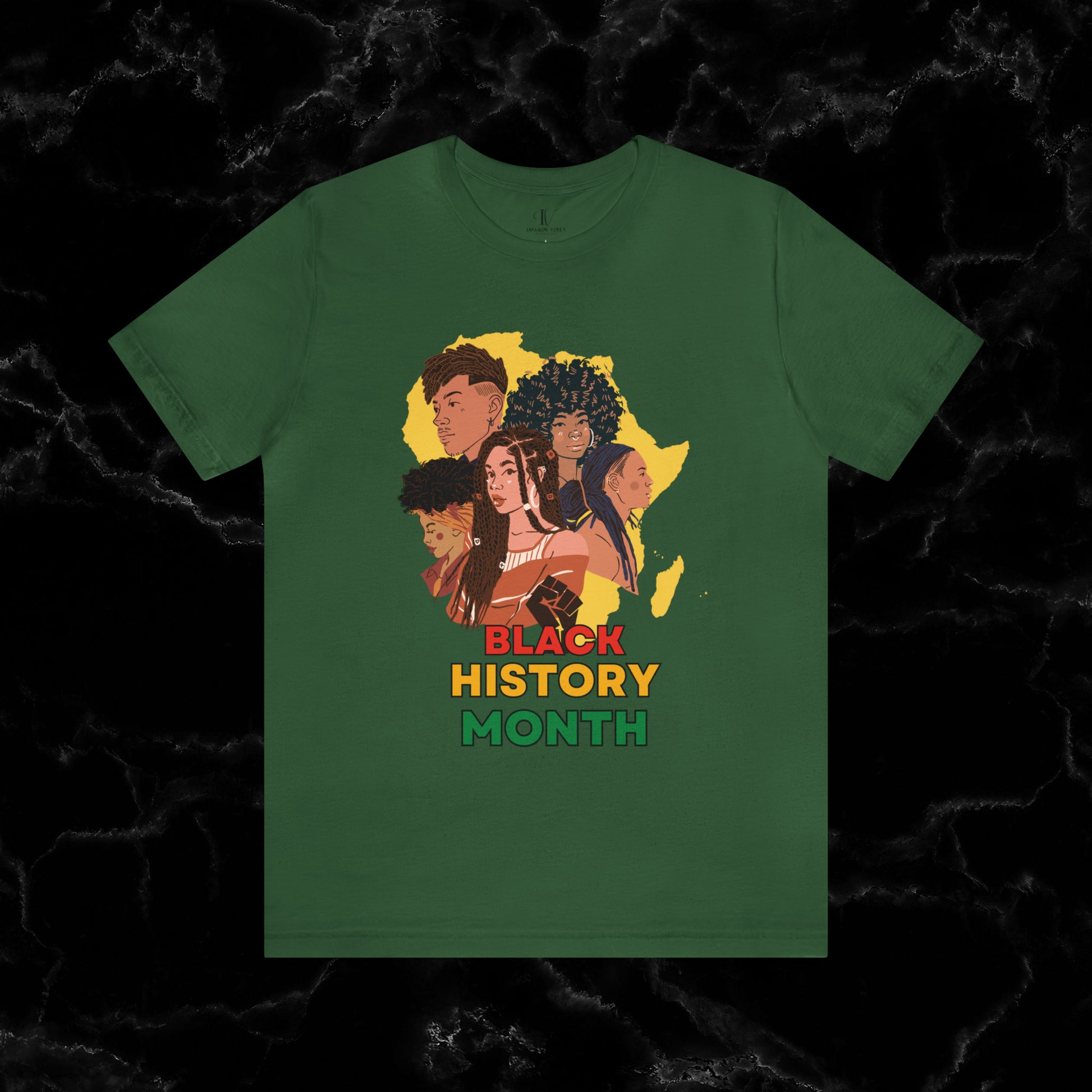 Trendy Black History Month Shirts - Celebrating African American Pride and Heritage T-Shirt Evergreen XS 