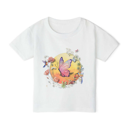 Toddler T-shirt - Cute and Whimsical Butterfly Kids clothes Printify White 2T