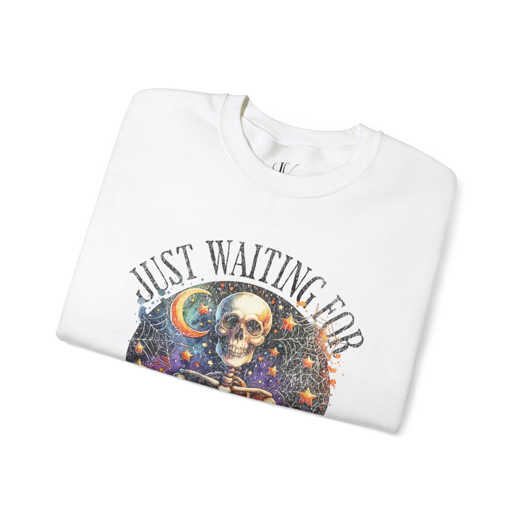 Just Waiting For Halloween Crewneck Sweatshirt