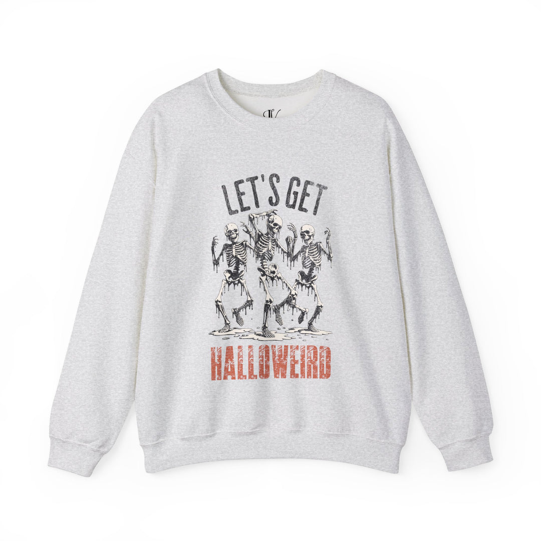 Vintage Spooky Skeleton Unisex Sweatshirt - Let's Get Halloweird