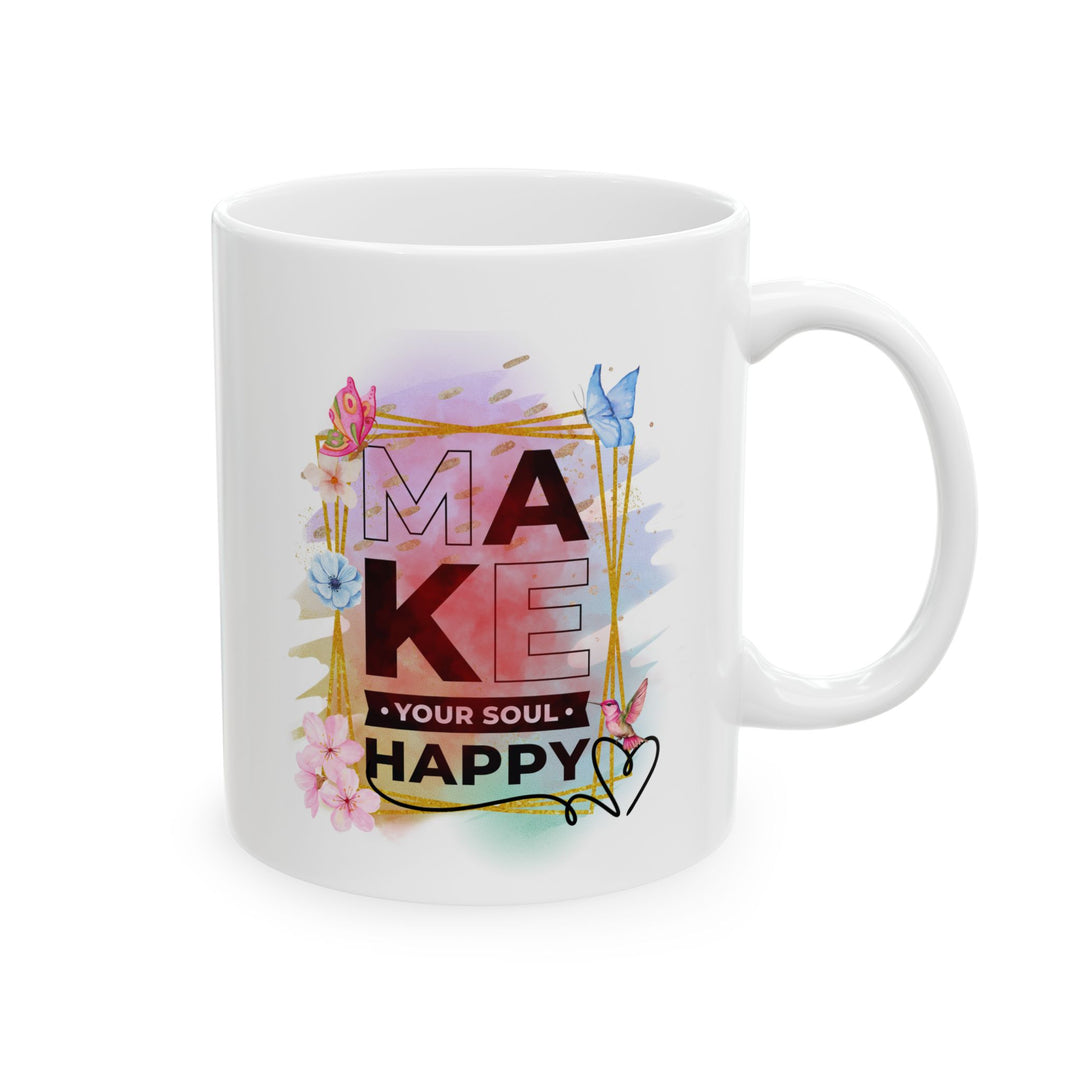 Motivational Watercolor Ceramic Mug Mug Printify