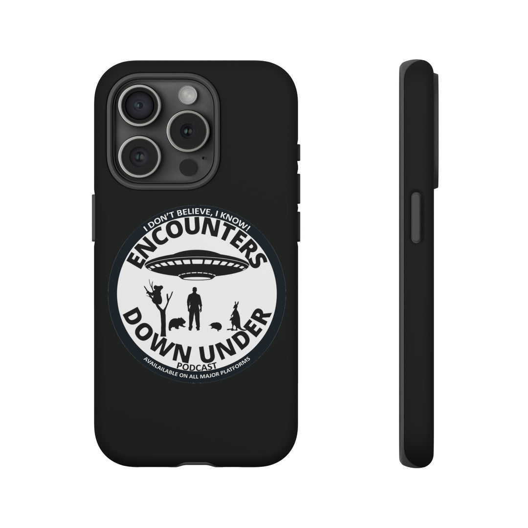 Encounters Down Under Podcast Tough Cases - Protect Your Tech with Podcast Swag Phone Case iPhone 15 Pro Matte 