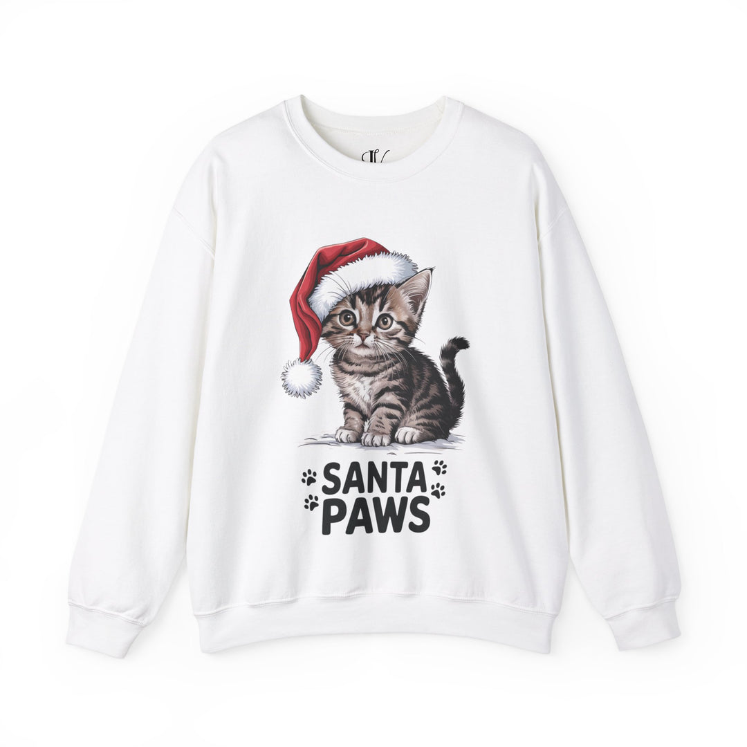 Cat Lover Sweatshirt - Santa Paws