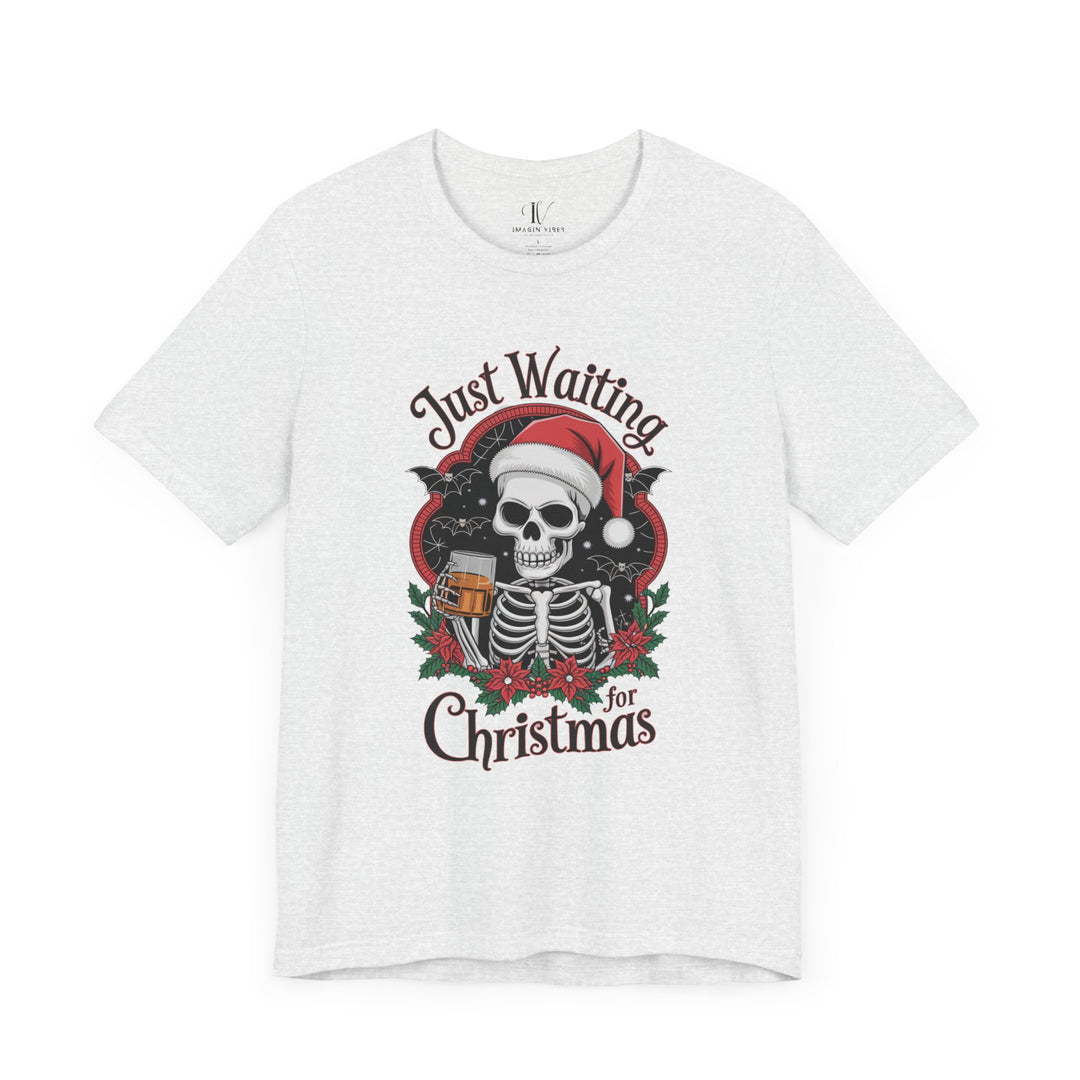 Holiday Skeleton Santa Tee