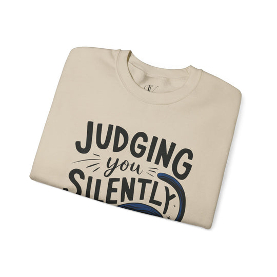 Funny Judging You Silently Cat Sweatshirt