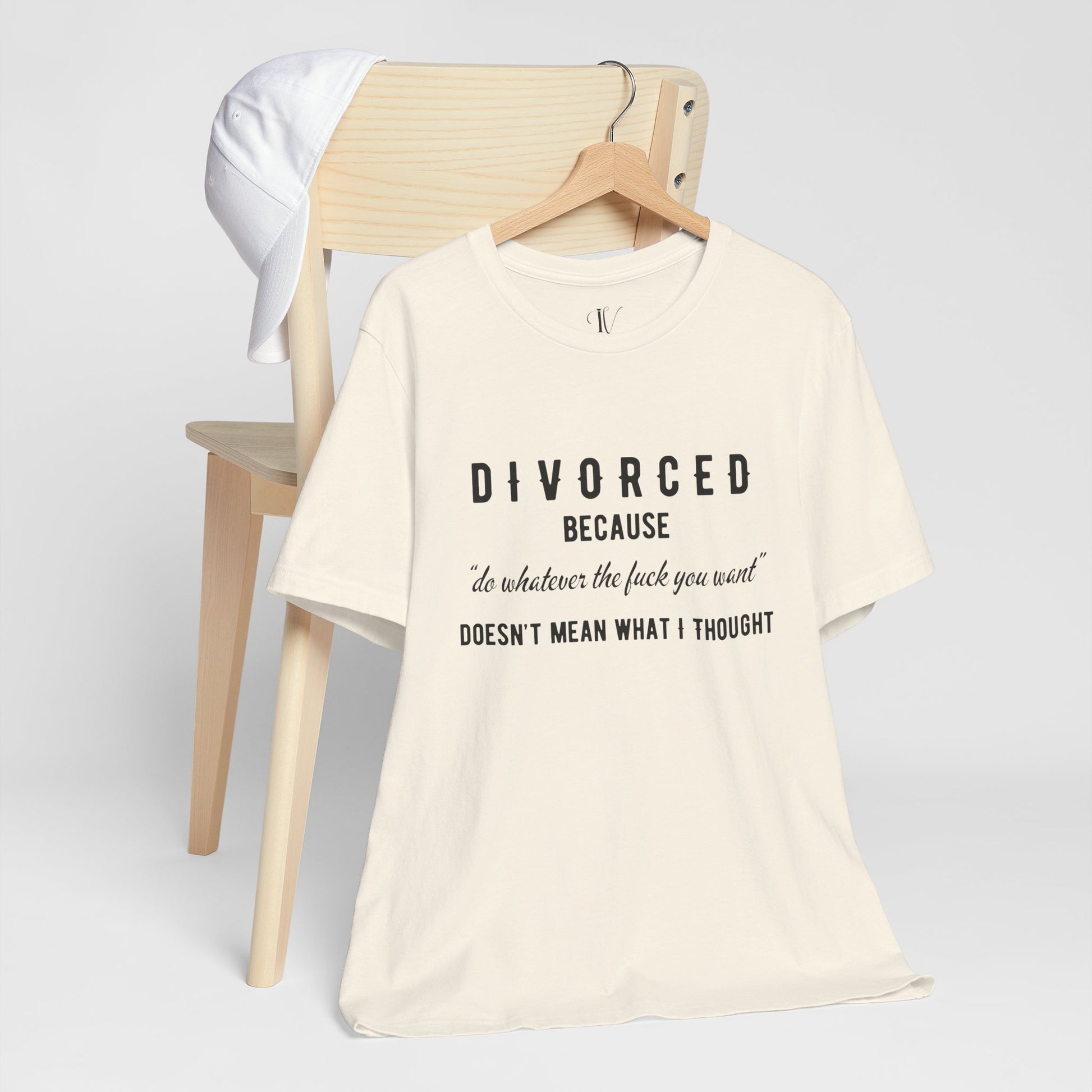 Divorced Shirt - Funny Divorce Party Gift for Ex-Husband or Ex-Wife T-Shirt Natural XS 