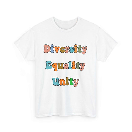 Diversity Equality Unity T-Shirt — Unity Day Anti-Bullying & Equal Rights Tee T-Shirt Printify